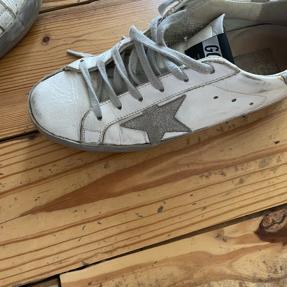 Classic Golden Goose White with Silver. Size 38. - Picture 3 of 8